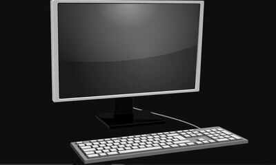 komputer pc monitor