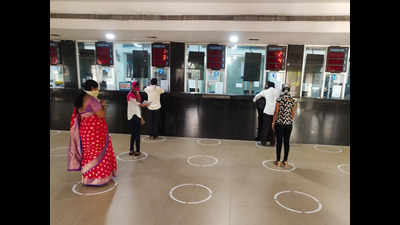 Railway reservation counters open in Andhra Pradesh