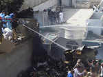 In pics: Passenger plane crashes in Karachi