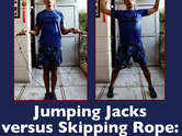Jumping Jacks versus Skipping Rope: Which one is better