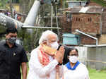 Pictures of Prime Minister Narendra Modi visiting cyclone-hit West Bengal