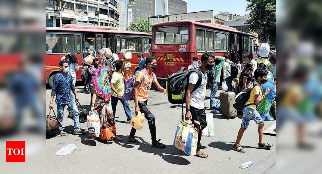 1,300 people return to Saurashtra from Mumbai | Rajkot News - Times of ...