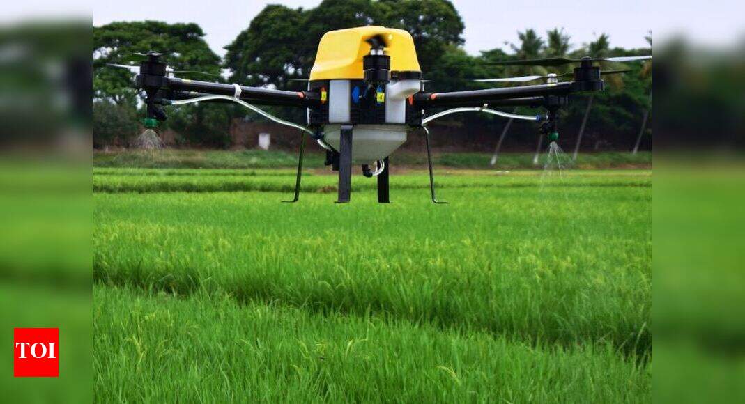 Using drones allowed for combating desert locust menace to aerially