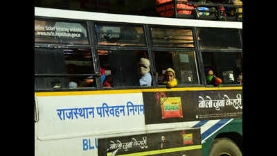 RSRTC buses start plying on 55 routes in Rajasthan