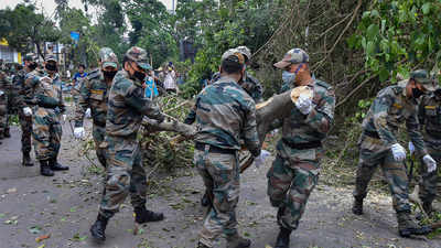 Cyclone Amphan: Army joins relief operation in Kolkata