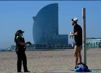 First Spanish beaches to reopen as lockdown eases - Times of India