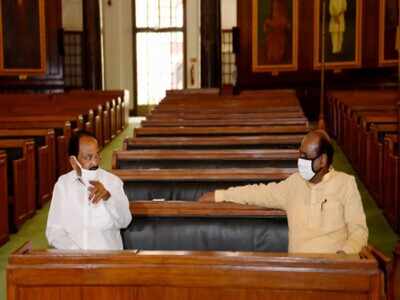 M Venkaiah Naidu reviews preparedness for holding regular parliament panel meetings