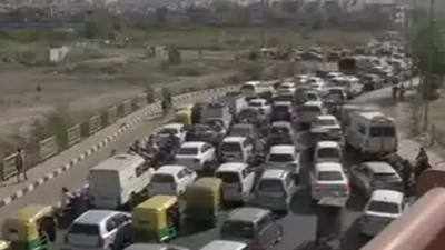Covid-19 crisis: UP administration seals borders, massive traffic snarls at Delhi-Ghaziabad border