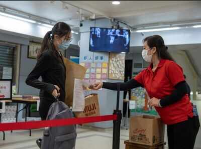 Covid-19: Hong Kong high school students go back to class - Times of India