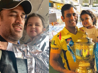 Daddy-daughter goals: The best moments of captain cool and baby Ziva are UNMISSABLE!