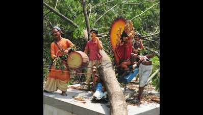 #AmphanEffect: Not just trees, art installations damaged at Rabindra Sarobar