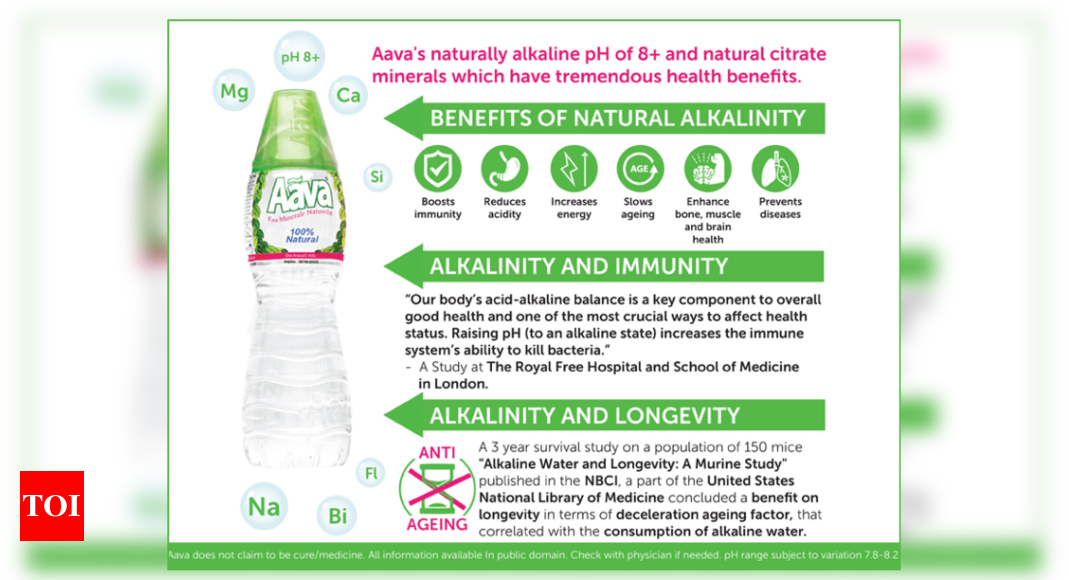 IMMUNITY BOOSTING AAVA ALKALINE WATER EXTENDS HELPING HAND DURING THE CURRENT HEALTH CRISIS - Times of India