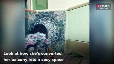 Nyla Usha's quarantine space