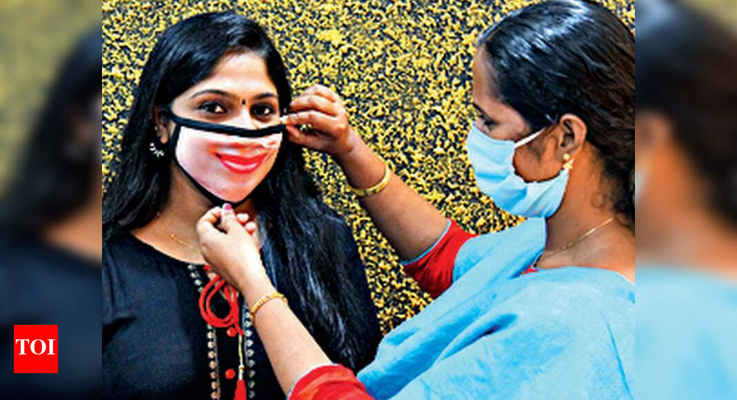 Kerala Here, you can print your face on mask Kochi News Times of India
