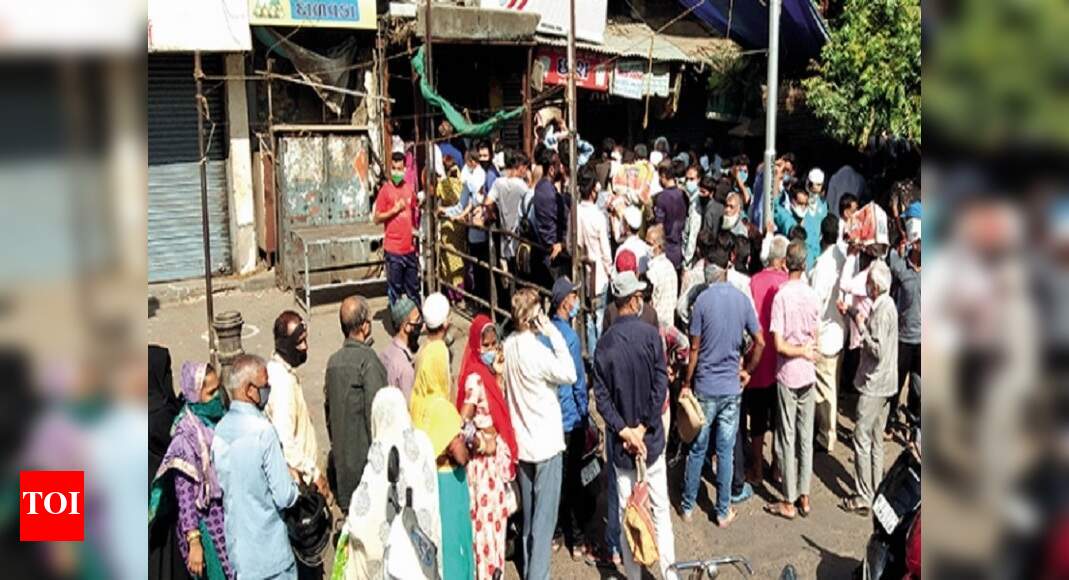 Ahmedabad Kalupur grain market opens for 3 hours Ahmedabad News