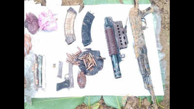 Weapons seized in Arunachal Pradesh's Changlang