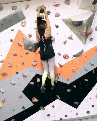 Aindrita Ray indulges in some climbing activities