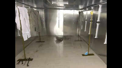 Mumbai: Western Naval Command develops UV sanitisation bay for its workers