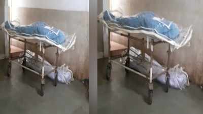 Video of bodies lying near testing centre goes viral