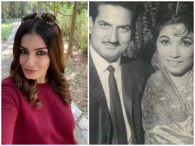 Raveena Tandon pens a heartfelt note for her parents Ravi Tandon and Veena on their 54th anniversary
