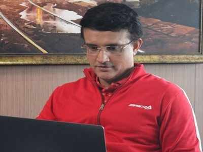 Dada Sourav Ganguly shares a glimpse of his ‘work from home’ mode