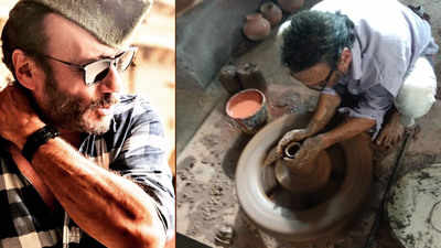 Jackie Shroff leaves fans and his wife Ayesha Shroff in awe of his pottery skills