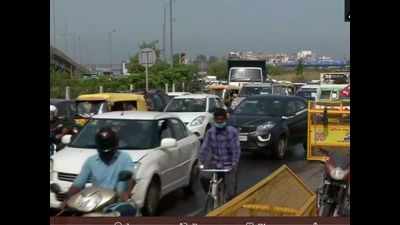 Delhi-Ghaziabad border witnesses traffic congestion