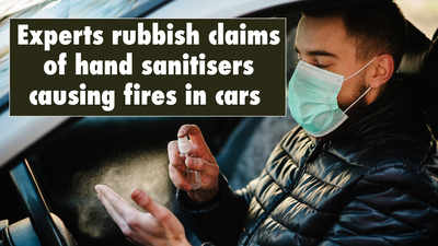Experts: Sanitisers kept in cars are not a safety hazard