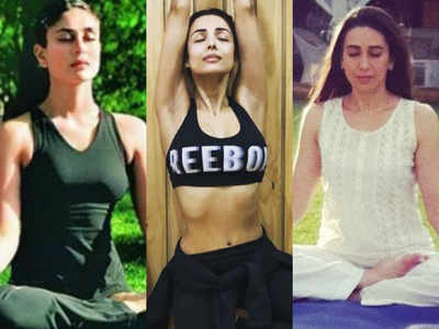 Kareena Kapoor Khan, Karisma Kapoor, Malaika Arora among top stars supporting mega online yoga campaign