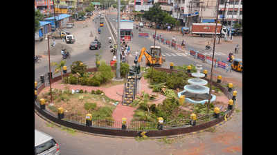 Tamil Nadu highway department begins work to resize Anna roundabout in Trichy