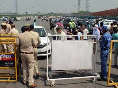 Tightening border curbs for those entering the city from Delhi