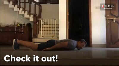 Abu Salim's push-up challenge for actors