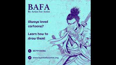 Bengaluruean kids can learn to sketch their favourite cartoon characters