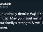 Amitabh Bachchan, Salman Khan, Priyanka Chopra and other celebs condole music composer Wajid Khan's demise