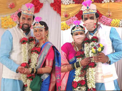 Lockdown wedding - Vaiju No.1 actress Suvedha Desai ties the knot with Sagar Gaonkar; see pics