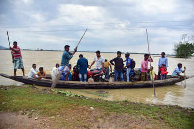 2 more die in Assam flood; number of affected people comes down to 1.97 lakh