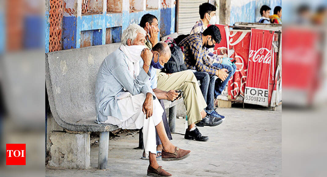 Gurugram At bus stand, a long and futile wait for services to resume