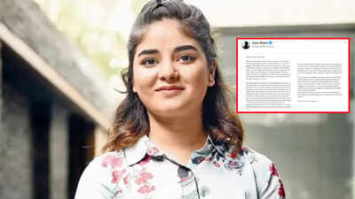 Zaira Wasim reacts to her locust attack statement, writes 'My tweet was completely taken out of context and blown out of proportion'