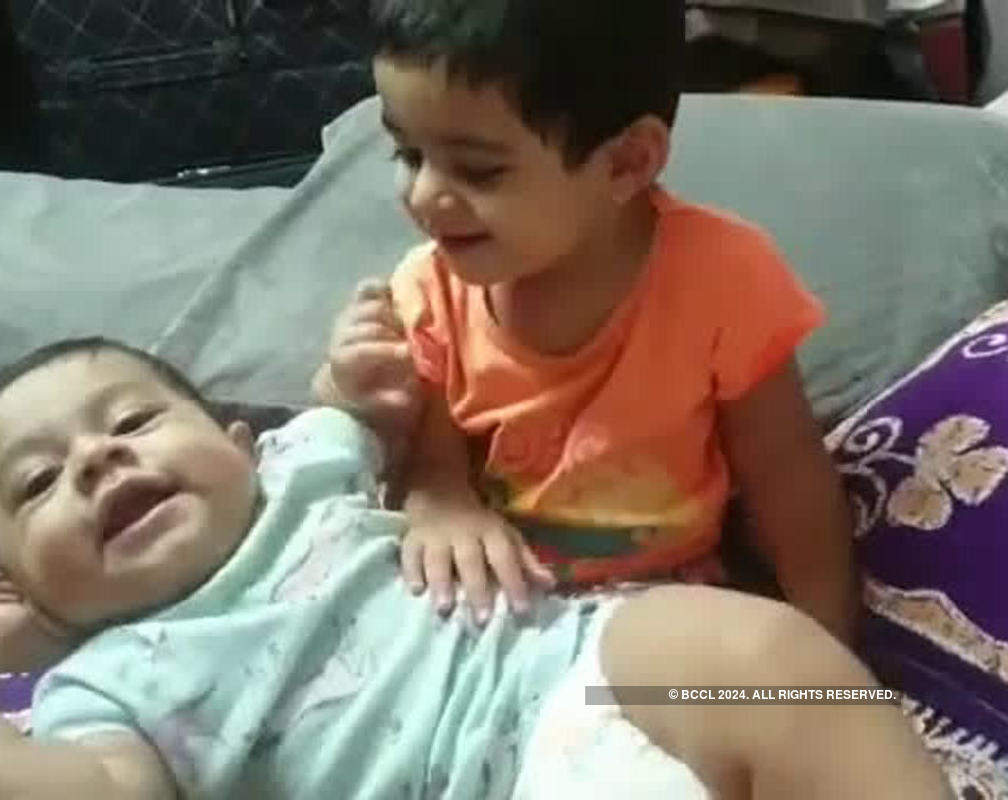 
Radhika Pandit shares a cute video of her kids
