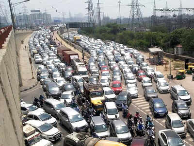 UP Gate was choked with traffic on Wednesday. A significant volume was that of office-goers