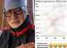Big B shares the 'accurate graph of the year'