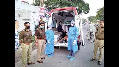 Covid warriors on wheels: Thousands of ambulance drivers in UP haven’t been home for months
