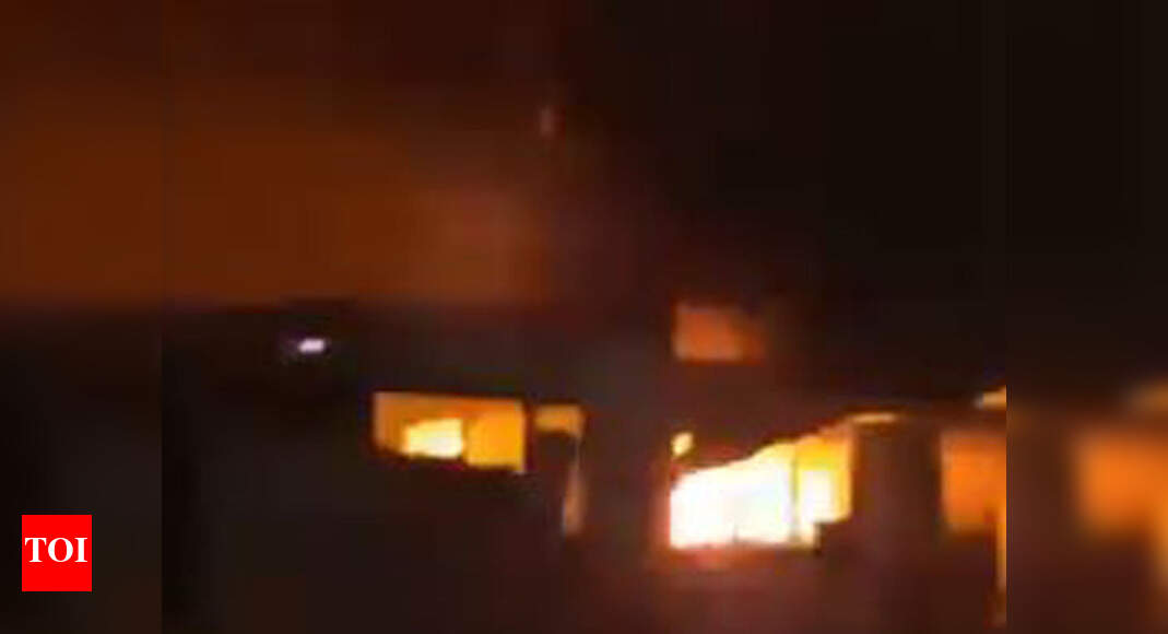 Plastic Packaging Company Surat Major fire breaks out in plastic