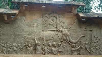 Mural of Chhatrapati Shivaji Maharaj