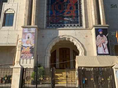 Bhindranwale portrait on exterior of UK’s biggest gurdwara, next to image of fifth Sikh guru, sparks outcry