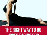 The right way to do upward facing dog with Garima Bhandari