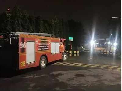 Fire officials said that a call of gas leakage was reported at US Vitamin after which firemen were deputed for the examination. (NBT image)