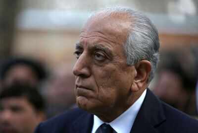 Zalmay Khalilzad (AFP file photo)