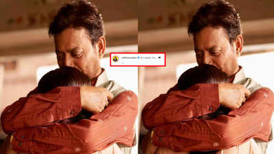 Radhika Madan shares a tear-jerkingly emotional picture with Irrfan Khan from ‘Angrezi Medium’, writes ‘Teri laadki mai’