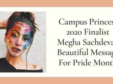 Megha Sachdeva's Beautiful Message For Pride Month